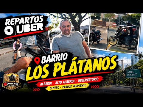 REPARTOS UBER POR LOS PLÁTANOS 😱 | RECORRIENDO ALBERDI, OBSERVATORIO Y CÓRDOBA