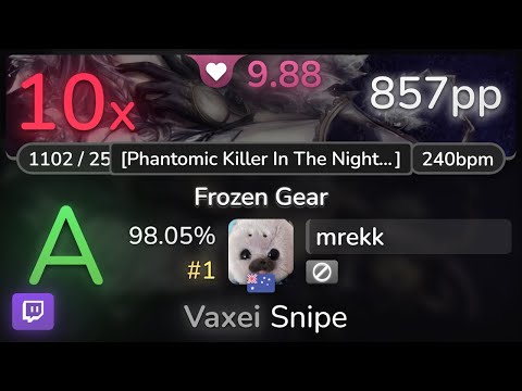 🔴 9.9⭐mrekk | Kissing the Mirror x UNDEAD CORPORATION - Frozen Gear [Phantomic 98.05% #1 | 857pp 10❌