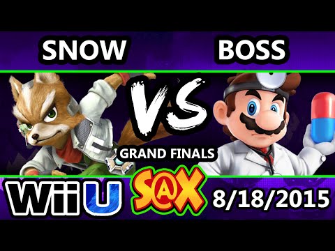 S@X 111 - Boss (Dr. Mario, Luigi) Vs. Snow (Sheik, Fox) SSB4 Grand Finals - Smash Wii U - Smash 4