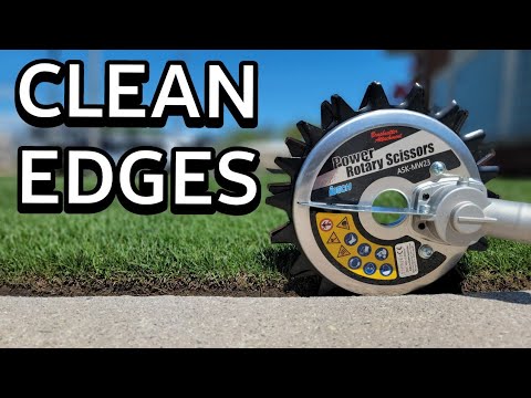 Perfect Lawns Need Perfect Edges 🏆 Idech Power Rotary Scissors (Attachable to any Cutter or Trimmer)