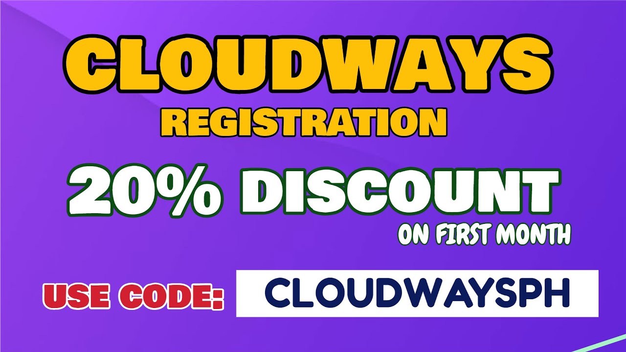 Cloudways Tutorial: How to Register in Cloudways [Promo Code: CLOUDWAYSPH]