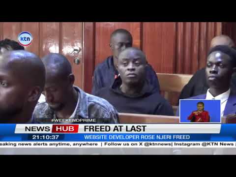 Website developer Rose Njeri freed by a Nairobi court