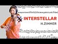 Interstellar - Hans Zimmer - violin and piano version | music sheet