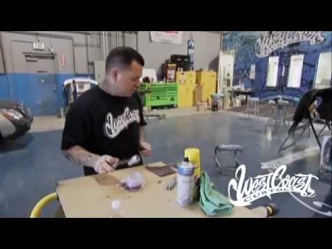 Part of a video titled Removing Anodization | West Coast Customs - YouTube