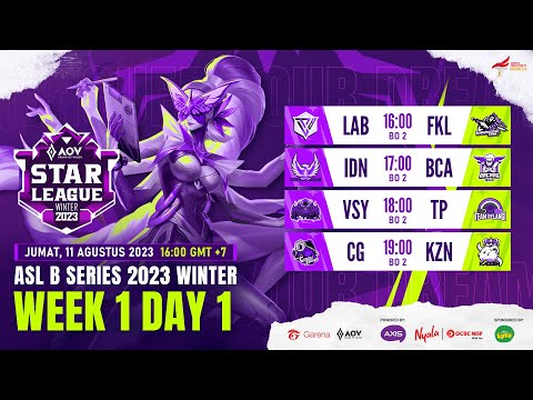 ASL B Series 2023 Winter Week 1 Day 1 | Garena AOV Indonesia