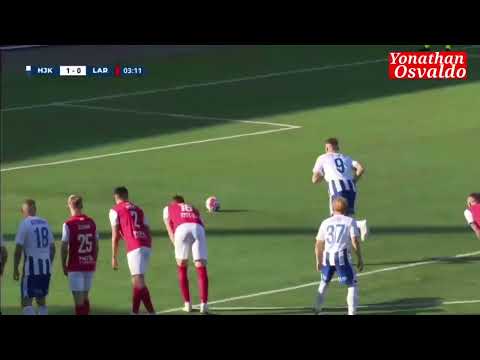 Bojan Radulovic Penalty HJK Helsinki vs Larne 1-0