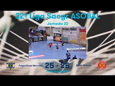 32ª Liga Sacyr ASOBAL J22: Frigoríficos Morrazo - Bada Huesca 25-25