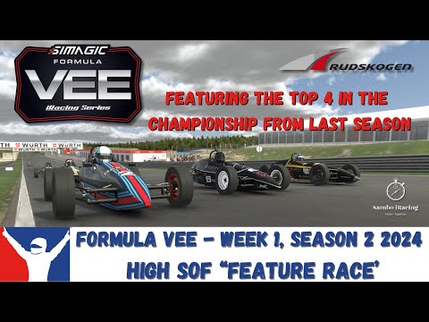 iRacing Formula Vee - Rudskogen - High SoF - First Race Of The Week Feature Race