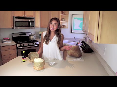 How to make LAO STICKY RICE | Khao Niew | House of X Tia | #laofood #laos #stickyrice