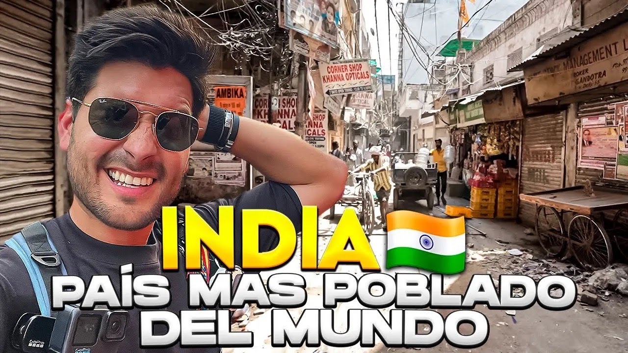 Llegue al PAÍS NO APTO PARA TODOS 😰 - LA SOBREPOBLADA INDIA 🇮🇳