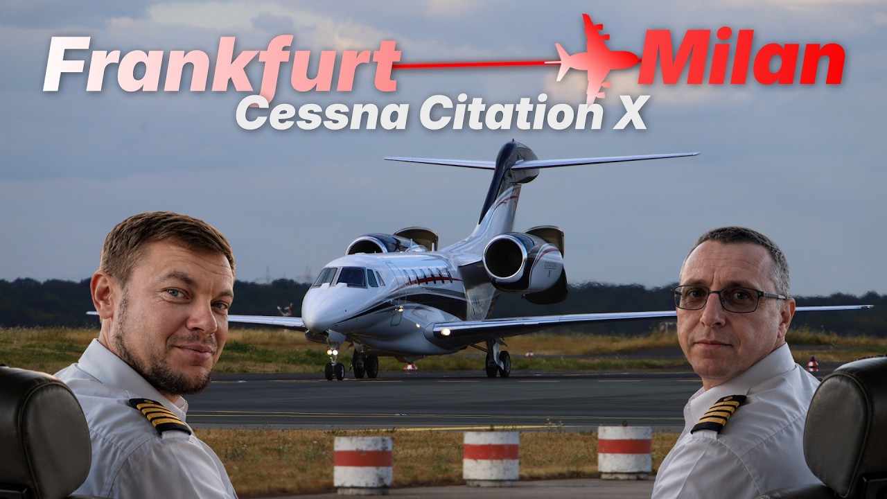 CESSNA CITATION X BIZ JET FLIGHT