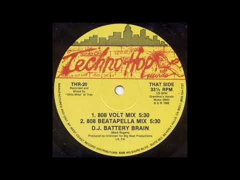 D.J. Battery Brain - 808 Volt Mix (1988)