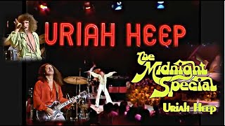 Uriah Heep Midnight Special 8-15-75 hilites Reddy, Glen Campbell, Aretha, JJ, Prinze, Wolfman Jack