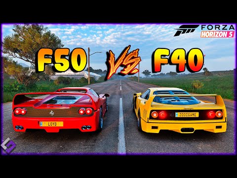 FORZA HORIZON 5 - FERRARI F40 vs FERRARI F50