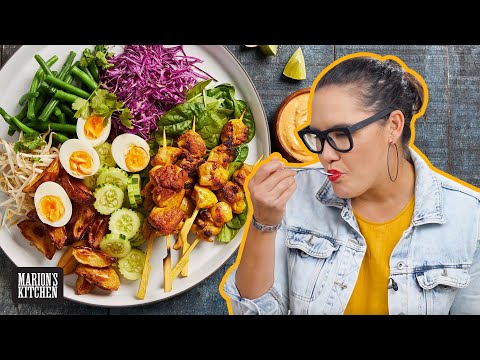 Bet you haven't seen salad like THIS before | Gado Gado | Marion's Kitchen #Athome #WithMe