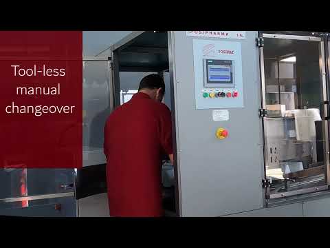 Posimat - POSIPHARMA unscrambler for jars and wide mouth containers.