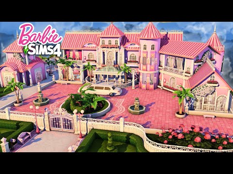 Sims 4 BARBIE DREAMHOUSE [No CC] - Speed Build | Kate Emerald