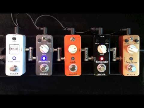 Nate Lopez Mooer Pedal Board Demo by Neal Walter