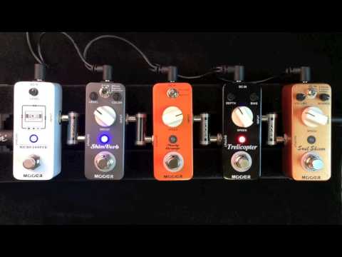 Nate Lopez Mooer Pedal Board Demo by Neal Walter