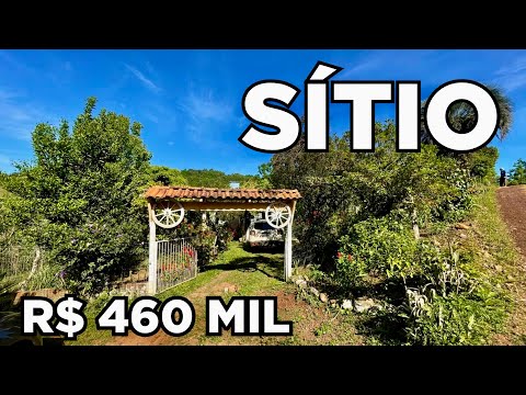 SÍTIO À VENDA CASA HORTA FRUTAS LAVOURA E ÁGUA R$460MIL