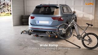2-Bike Hitch Rack With Angled Rail | CBR10-22H | LUMI