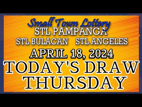 STL BULACAN, STL PAMPANGA, STL ANGELES RESULT TODAY DRAW  APRIL 18, 2024