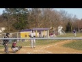 Simon Evans line drive base hit