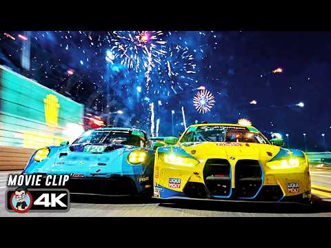 24 Hours Of Daytona - Opening Race Scene | F1 (2025) Movie CLIP 4K