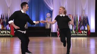 Танец  Jordan Frisbee and Victoria Henk в аранжировке под музыку Chuck Berry "Nadine".