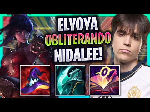 ELYOYA OBLITERANDO CON NIDALEE! - MAD Elyoya Juega Nidalee Jungla vs Graves! | Season 2023