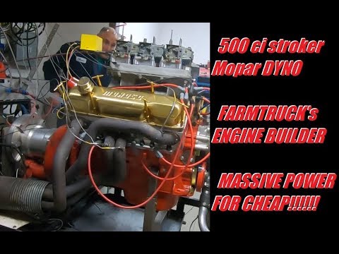 500 Stroker Big Block Mopar DYNO! 1970 Ratty Charger Jezebel Powerplant
