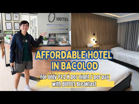 Affordable Hotel with Breakfast Buffet in Bacolod City | O' Hotel Room Tour & Breakfast Buffet 🏨🍽️