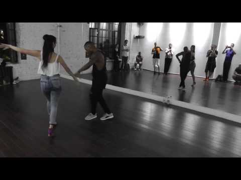 Salsa Class 07.06.16 at D'AKOKAN Dance School - Yoandy Villaurrutia & Natasha Sirenko