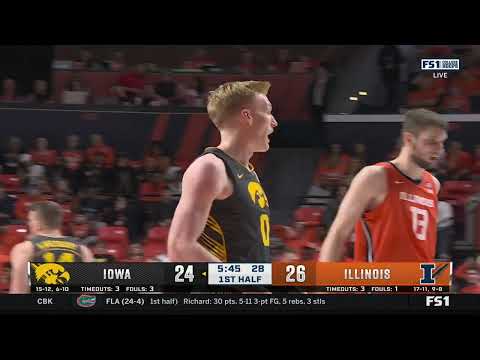 Tomislav Ivisic 2024-2025 Season Makes - Illinois - NCAA