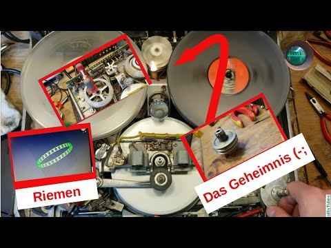 Apparatewerk Bayern AWB PB9196 (Auto) Reverse Tonbandmaschine von 1955 Teil 3