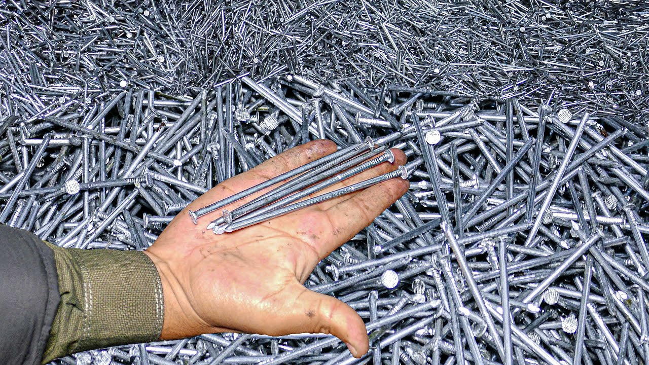 Ever Wonder How the Steel Nail in your Hand is Produced in Billions of Quantity in Factory