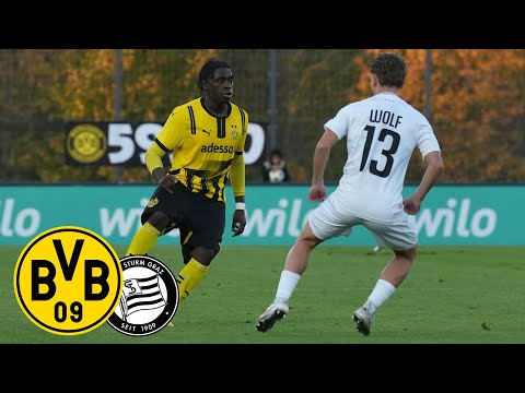 Gols e lances de Borussia Dortmund x Sturm Graz