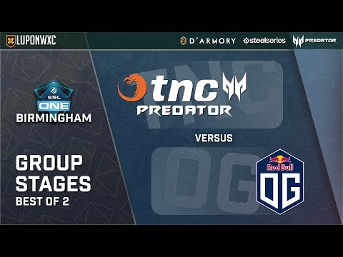TNC Predator vs OG Game 1 (BO2) | ESL One Birmingham 2019