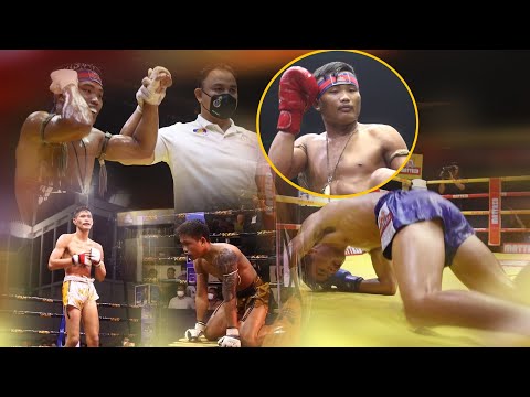 KO Kun Khmer All Stars,Pich Sambath Bun Sothea Lao Chetra vs SekSan Thai,ផ្តួលដៃគូប្រកួតទាំងបីគូ។