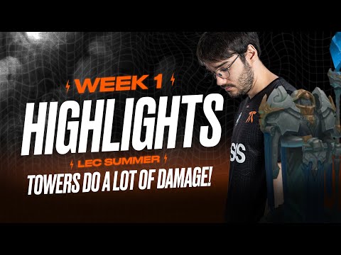 TURRETS ARE TOO OP! | LEC Highlights Summer 2022 Week 1