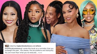 ‼️Nicki Minaj’s mother Carol DROPS something while R⭕️C nation gets entangled. Serayah and Joey Bada