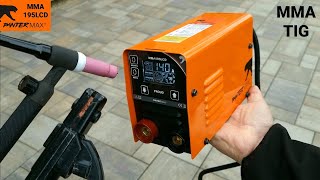 PANTERMAX MMA195LCD invertorová svářečka MMA/TIG SET