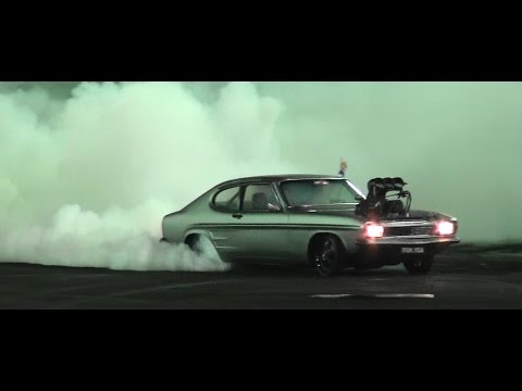 FUKYEH MOTOR EX CRUISE FOR CHARITY 12 SMASHING TYRES AT SYDNEY DRAGWAY 5.12.2015