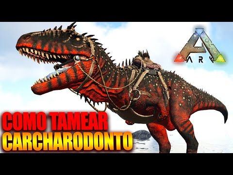 COMO TAMEAR CARCHARODONTOSAURUS 🔥​ ARK: Survival Evolved