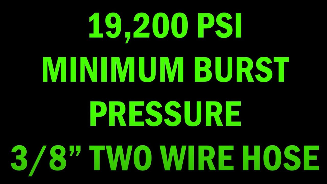 HYDRAULIC HOSE EXPLAINED ENGMATTEC SAE 100R2 AT 3/8 TWO WIRE