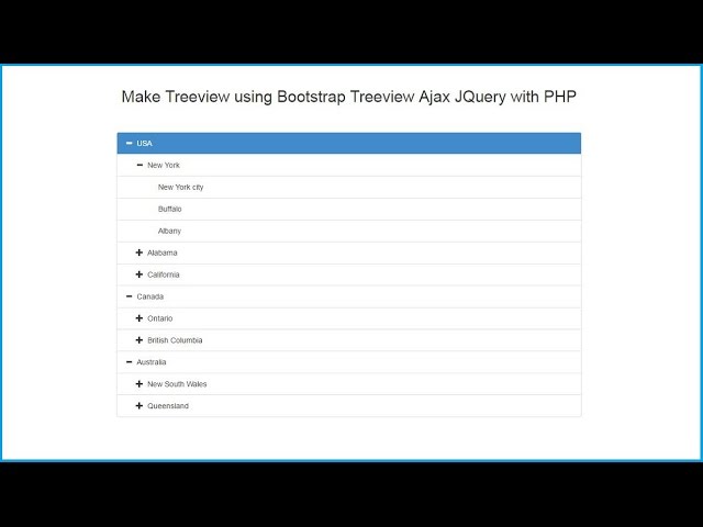 PHP TreeView Display a collapsible tree from a MySQL query  PHP Classes  PHP Script Download