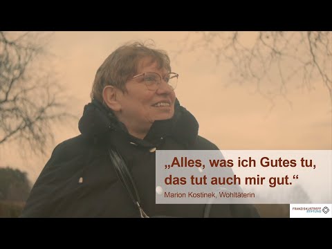 Portrait einer Wohltäterin des Franziskustreffs
