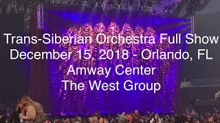 Trans-Siberian Orchestra Full Concert - Orlando, FL 12/15/18 8pm