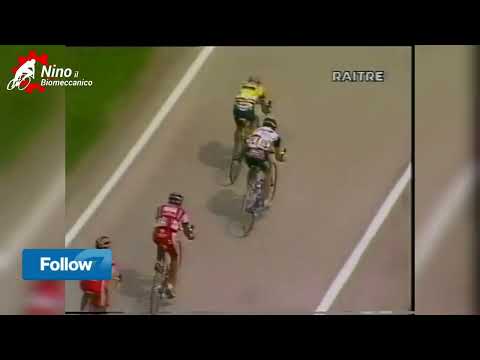 GIRO D'ITALIA 1999 - SAVOLDELLI THE FALCON RECOVERS ON THE DOWNHILL AT OVER 100 KMH
