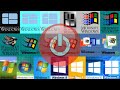 Shutdown With Sound Of All Microsoft WINDOWS 1985 2021